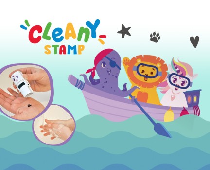 Cleany Stamps - Το πλύσιμο των χεριών γίνεται το πιο διασκεδαστικό παιχνίδι!