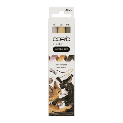 COPIC Ciao LAYER & MIX - 2Dσετ 3 μαρκαδόρων PET